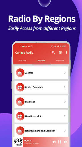 Canada Radio - Online FM Radio screenshot 3