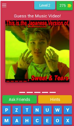 Guess the BTS Song by MV (850 Levels!) screenshot 3