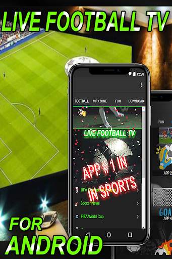 Live Football TV App For Android All Channel Guide screenshot 1