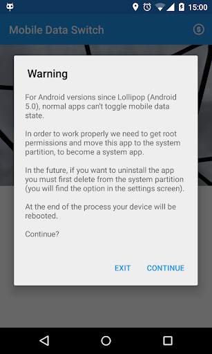 Mobile Data Switch screenshot 1