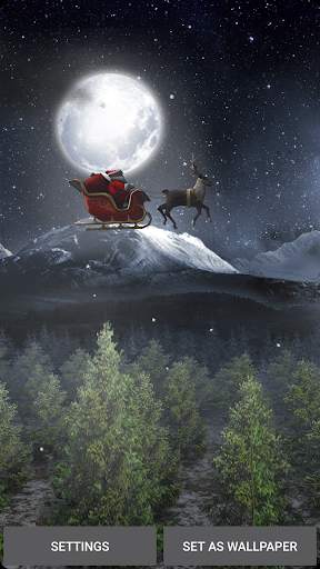 Santa 3D Live Wallpaper screenshot 1