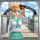 High School Security Anti-bully Girl Simulator icon