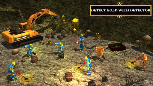 Cave Mine Construction Sim: Gold Collection Game screenshot 8
