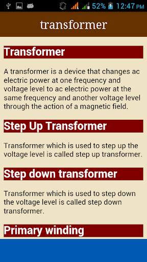 Electric Machines MCQS screenshot 6