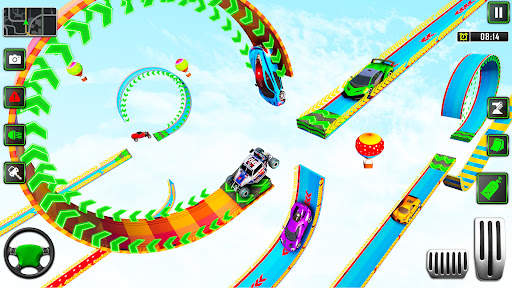 GT Car Stunt Ramp Car Games screenshot 8