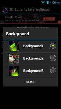 3D Butterfly Live Wallpaper screenshot 5