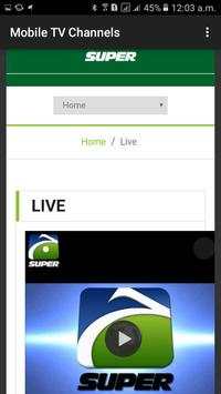 Mobile TV Channels screenshot 2