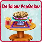 pancakes games delicious cakes logo