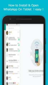 Tablet whatsweb for WhatsApp screenshot 2