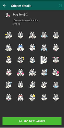Best Cute & Funny Dogs Stickers For Whatsapp 🐶 screenshot 4