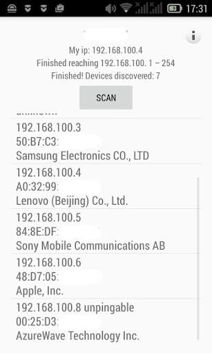 Wifi Devices Discovery screenshot 1