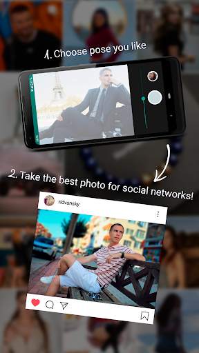 Pose me - Your Photo Pose Camera Assistant screenshot 1