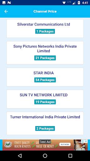 All Channel / Cable TV Price List India TRAI 2019 screenshot 6