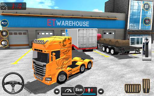 Euro Cargo Truck Driving Simulator 3D screenshot 3