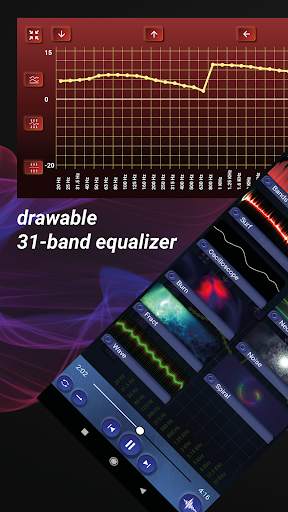 Audio Visualizer Music Player screenshot 3