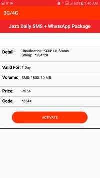 All Mobilink Packages 2019 Free: screenshot 4