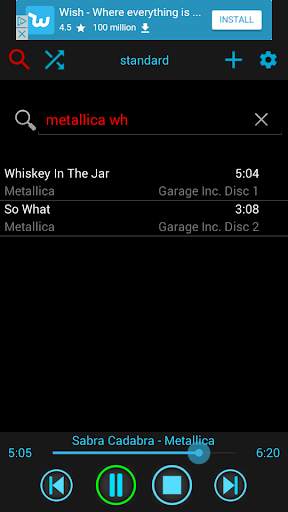 Advanced Music Player screenshot 2