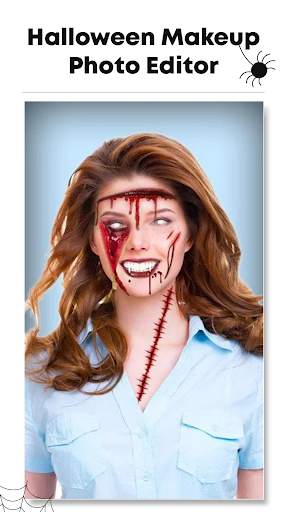 Halloween Makeup Photo Editor screenshot 2