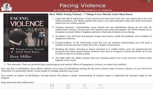Facing Violence / Rory Miller screenshot 2