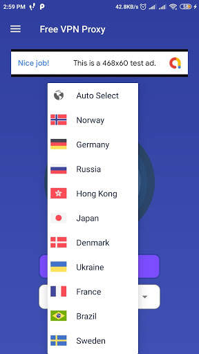 Free VPN Proxy - Unlimited Free & Super Fast VPN screenshot 1