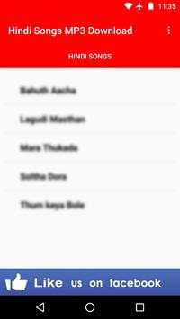 Hindi Songs MP3 Download screenshot 1