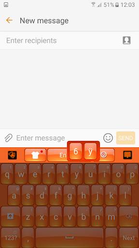 Orange Keyboard screenshot 5