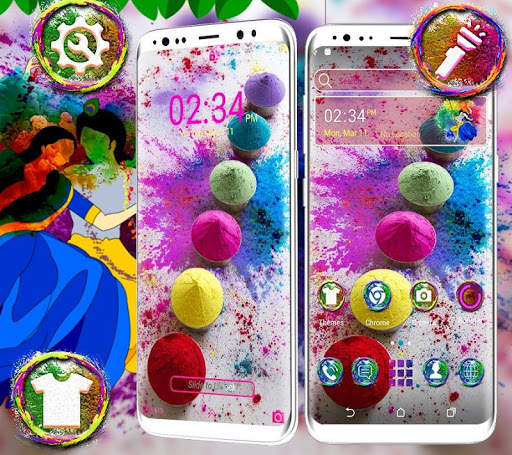 Holi Launcher Theme screenshot 3