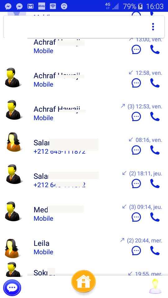 كاشف اسم المتصل بك 2 تصوير الشاشة