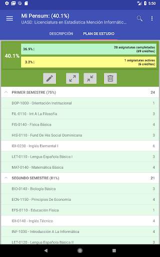 Pensum: degrees and masters screenshot 8