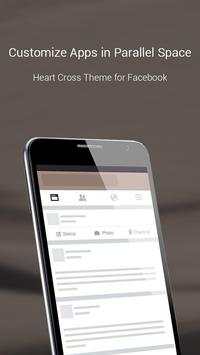 Heart Cross Theme-Facebook screenshot 2