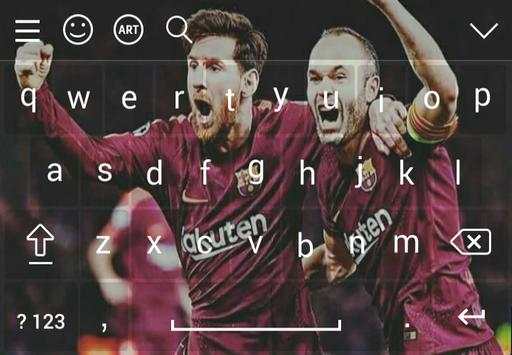 Keyboard For Fc Barcelona 2018 screenshot 1