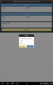DL Calculator for Cricket screenshot 3