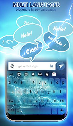 Storm Animated Keyboard + Live Wallpaper screenshot 4