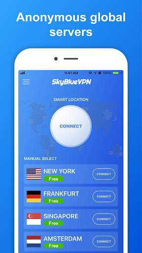 SkyBlueVPN: Free VPN Proxy Server & Secure Service screenshot 4