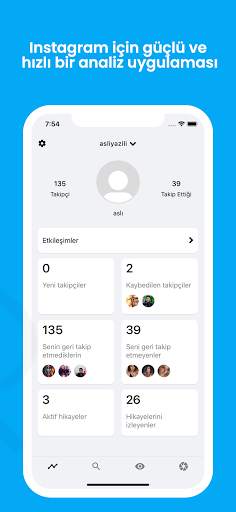 FolStats - Instagram İçin Takipçi Analizi screenshot 1