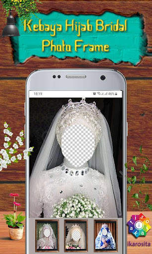 Kebaya Hijab Bridal Photo Frame screenshot 2