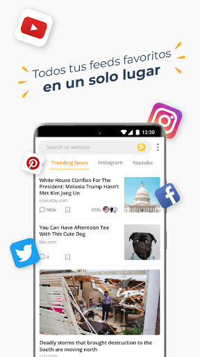 Wize Browser navegador rápido screenshot 3
