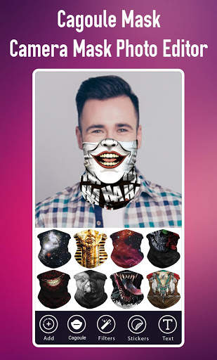 Cagoule Mask Half Face - Camera Mask Photo Editor screenshot 6