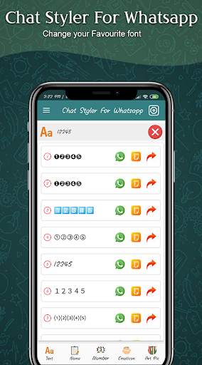Chat Styler for Whatsapp :Cool Font & Stylish Text screenshot 5