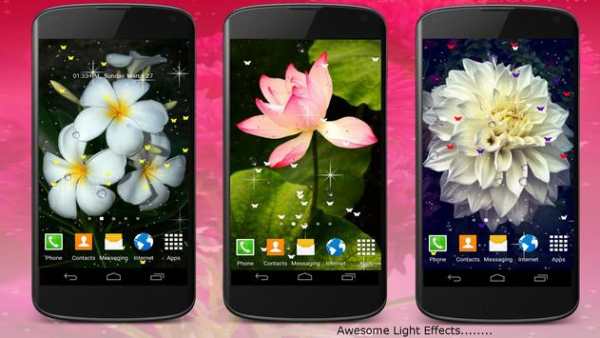 Live Wallpaper - Flowers screenshot 1