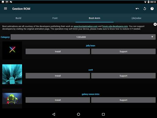 3C ROM Manager (root) screenshot 6