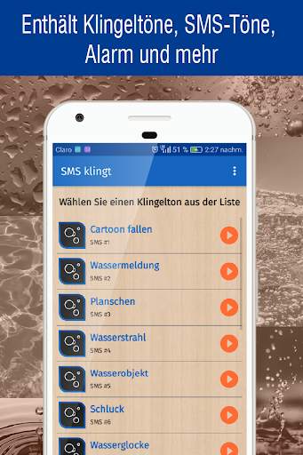 klingeltöne wasser kostenlos, wasser töne app screenshot 4