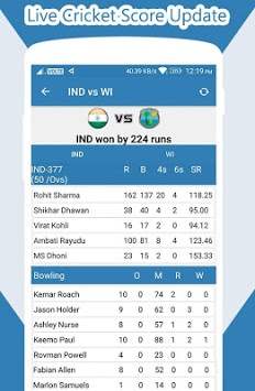 Live Cricket Score Update , Cricket Score screenshot 3
