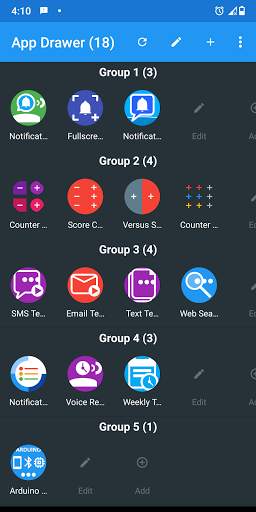 App Drawer 5 تصوير الشاشة