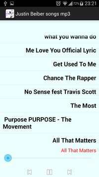 Justin Beiber songs mp3 screenshot 7