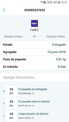 Seguimiento de Envíos - Correos, DHL, SEUR, MRW screenshot 3