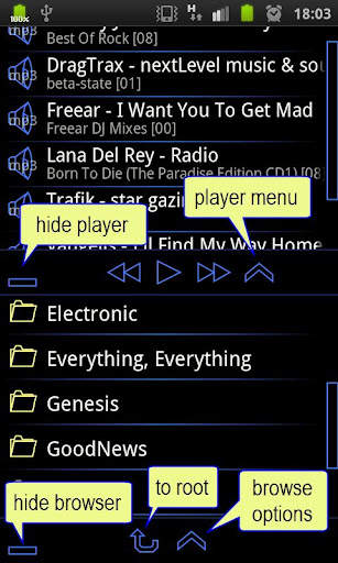 Trax Music Player screenshot 3