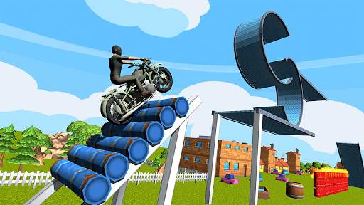 Extreme Bike Stunt Racing Game Breathtaking Tracks screenshot 2