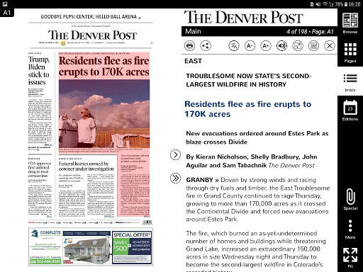 Denver Post Digital Replica Edition скриншот 5