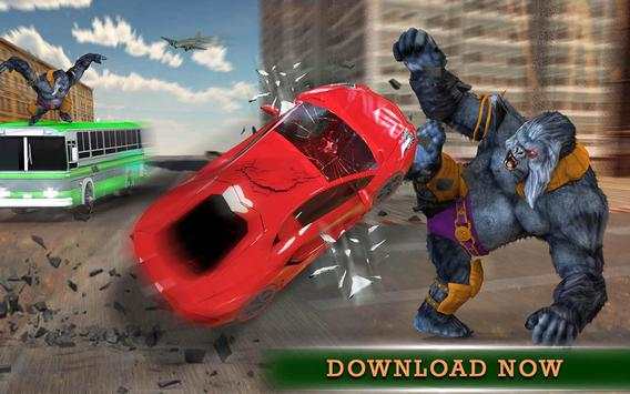 City Smasher Angry Gorilla Simulator: Rampage Game screenshot 11